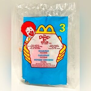 1999 NIP Happy Meal Toy Quailman Doug’s 1st Movie #3 Figurine Nickelodeon